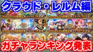 【ロマサガRS】クラウド・レルム編最強はこれだ!おすすめガチャランキング【ロマンシング サガ リユニバース】