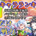 【ロマサガRS】3月最終調整振り返り★最新キャラランキング【ロマンシングサガリユニバース】